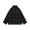 MiuM Tartan Teddy Fleece Jacket