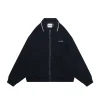 MiuM Contrast-Trim Logo Zip-Up Jacket