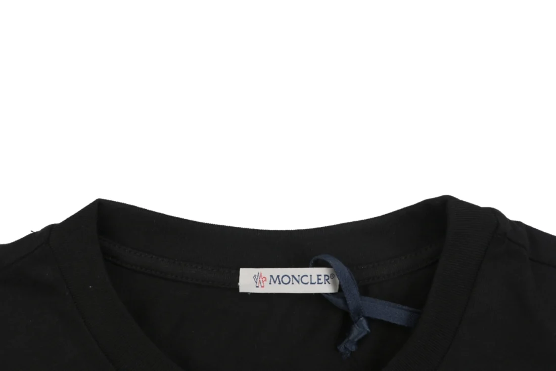 Moncler 1952 Signature Logo Shirt Black Collar