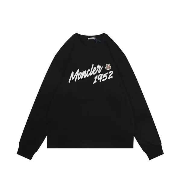 Moncler 1952 Signature Logo Shirt Black Front view