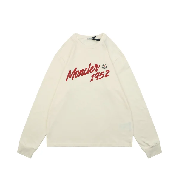 Moncler 1952 Signature Logo Shirt Beige Front view