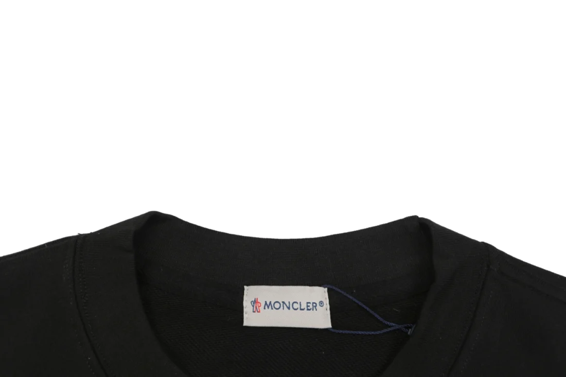 Moncler Archive 1952 Signature Logo Crewneck Sweatshirt Black Collar