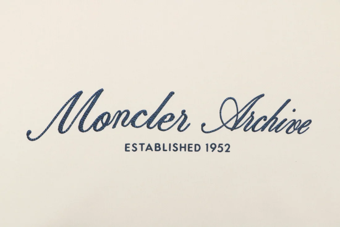 Moncler Archive 1952 Signature Logo Crewneck Sweatshirt Beige Brand