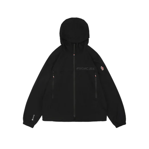 Moncler Grenoble Logo Hooded Technical Shell Jacket Front view