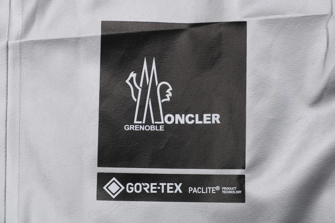Moncler Grenoble Logo Hooded Technical Shell Jacket Brand label