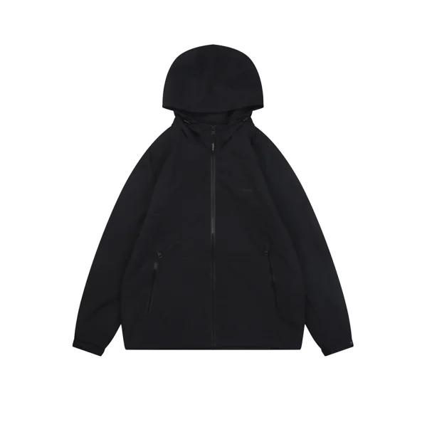 Moncler Tonal Logo Hooded Jacket Front view