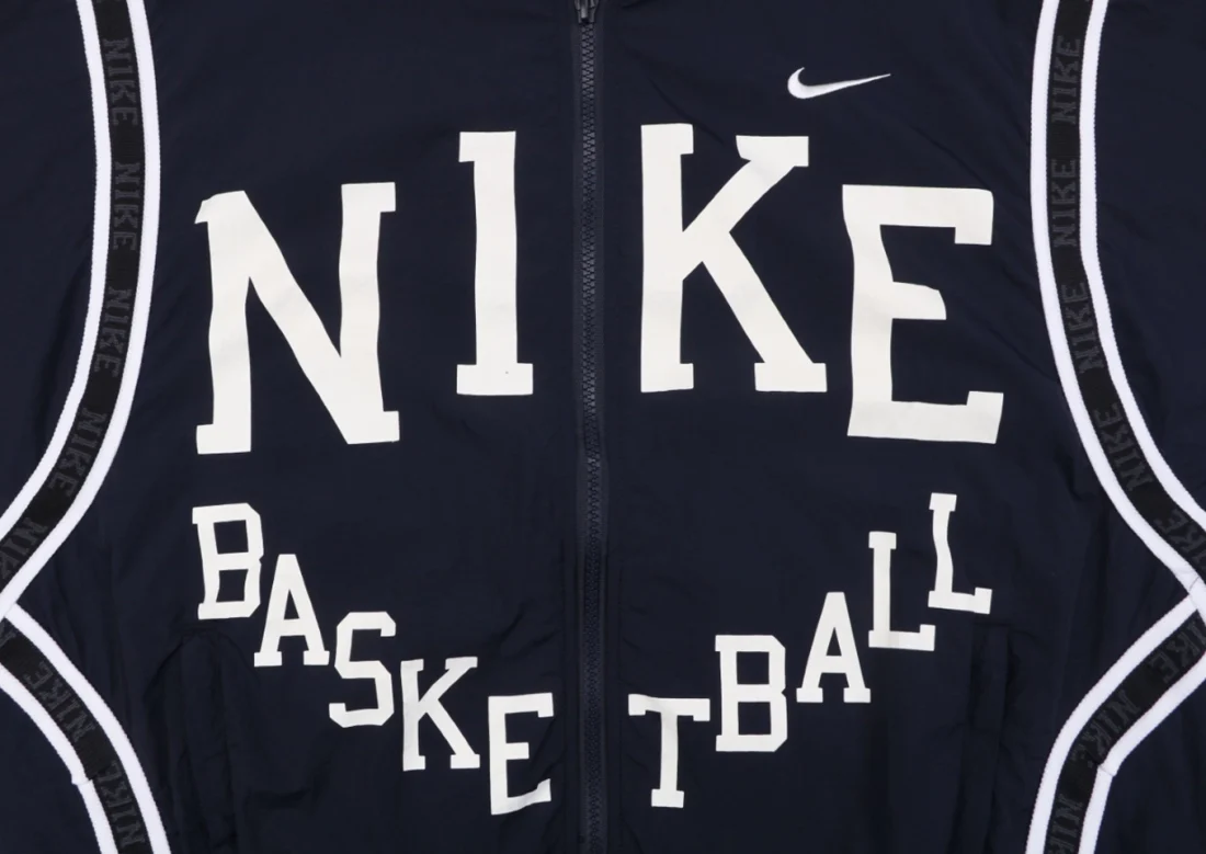 Nike Basketball Graphic Track Jacket Front Print