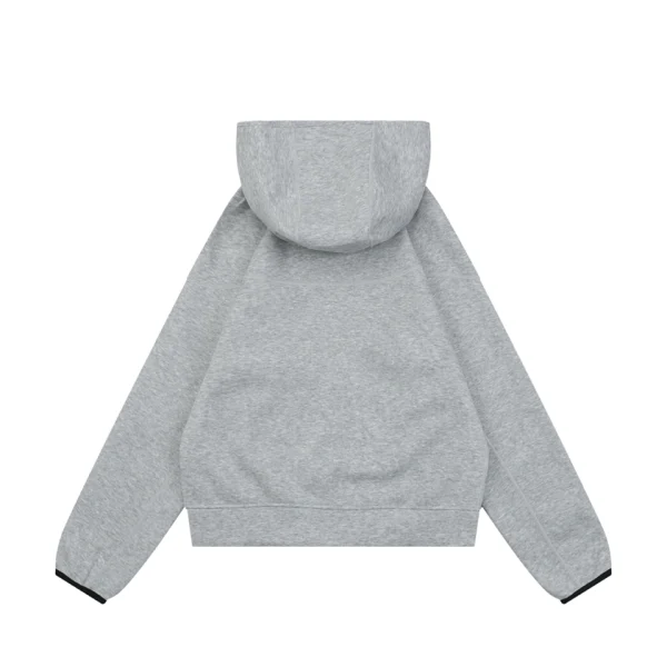 Nike Tech Fleece Windrunner Full-Zip Hoodie Grey Back view