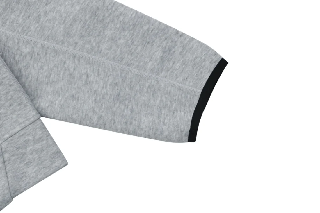 Nike Tech Fleece Windrunner Full-Zip Hoodie Grey Cuff