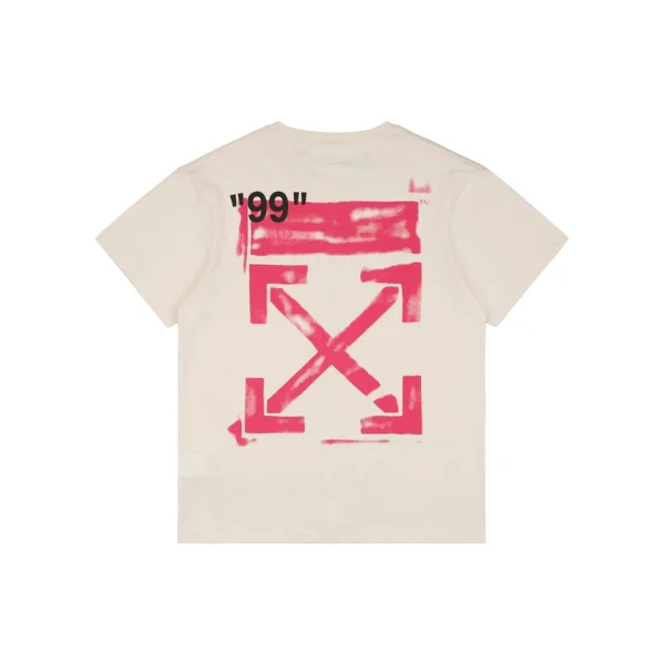 OFF-WHITE “99” Arrow Graphic T-shirt Back view