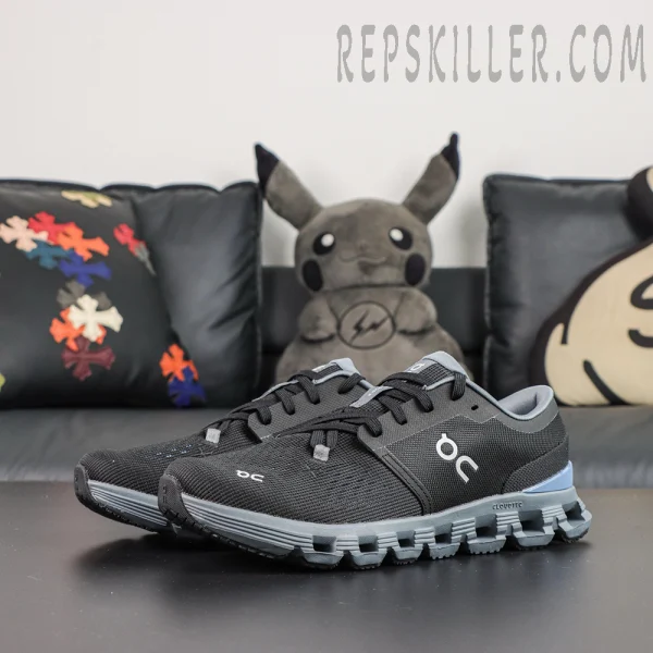 ON Cloud X 4 'Black Chambray'