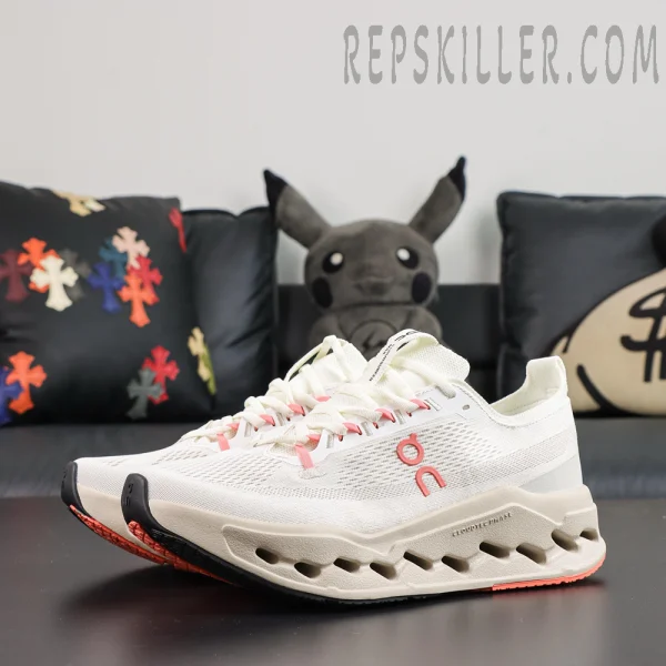 ON Cloudsurfer Max 'Ivory Salmon'