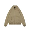 Ralph Lauren Pony Embroidered Harrington Jacket (Khaki/Navy)