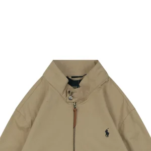 Ralph Lauren Pony Embroidered Harrington Jacket Khaki