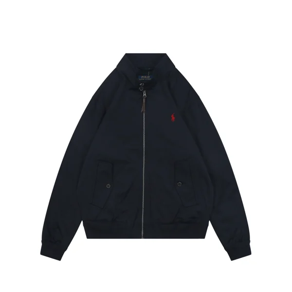 Ralph Lauren Pony Embroidered Harrington Jacket Navy Front view