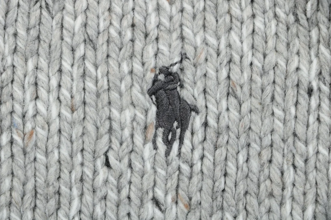 Ralph Lauren Pony Logo Donegal Wool Cardigan Brand