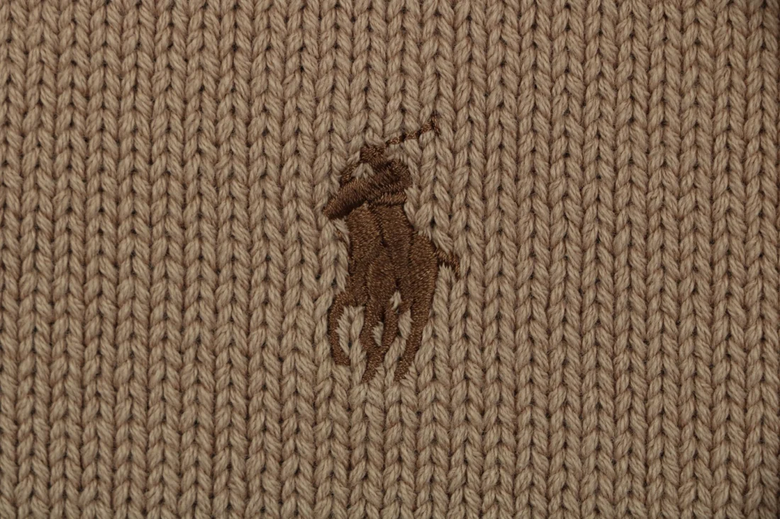Ralph Lauren Pony Logo Five-Button Pocket Cardigan Brown Brand
