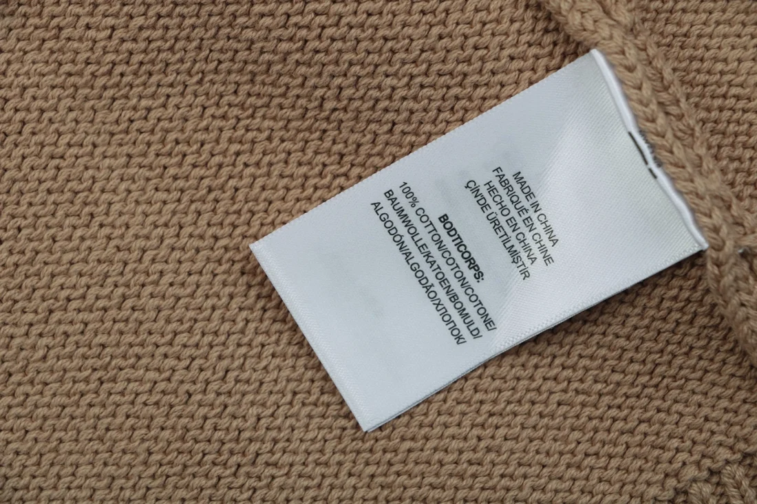Ralph Lauren Pony Logo Five-Button Pocket Cardigan Brown Wash label