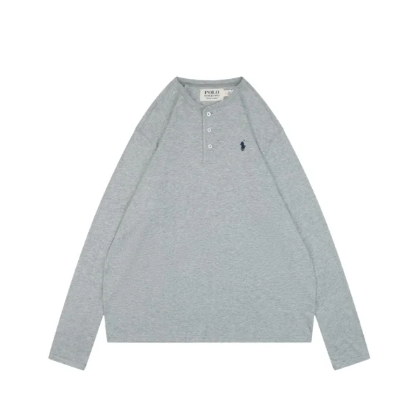 Ralph Lauren Pony Logo Henley Shirt Front view