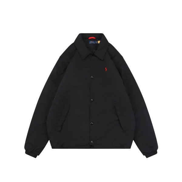 Ralph Lauren Pony Logo Padded Shirt Jacket Front view