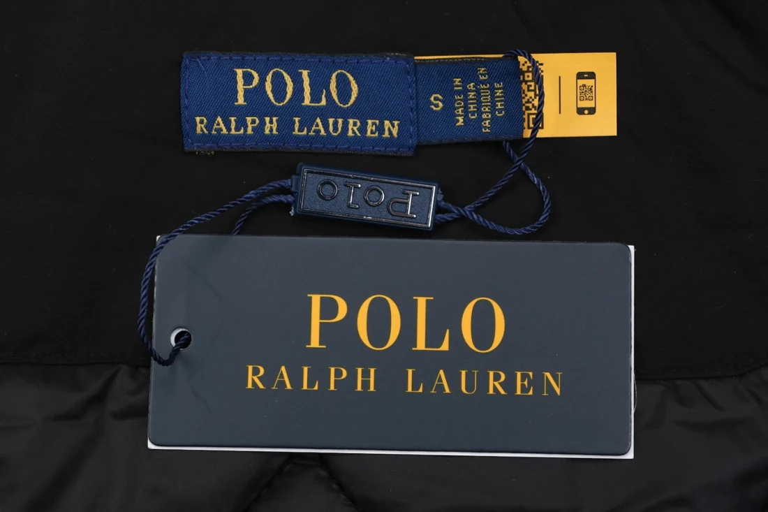 Ralph Lauren Pony Logo Padded Shirt Jacket Brand label