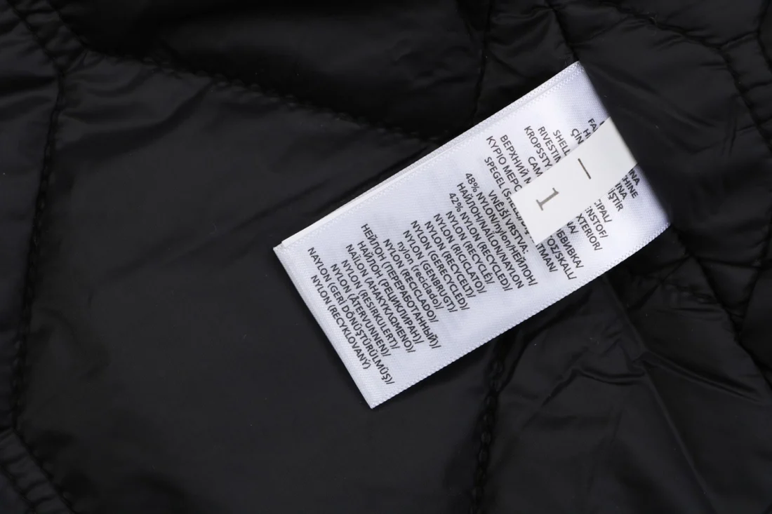 Ralph Lauren Pony Logo Padded Shirt Jacket Wash label