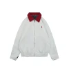 Ralph Lauren Pony Logo Red Collar Harrington Jacket