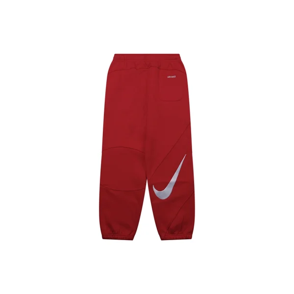 Supreme x Nike Air Max Swoosh Embroidered Sweatpants Red Back view