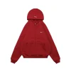 Sup x N1ke Air Max Swoosh Embroidered Zip-Up Hoodie (Red/Grey/Black)