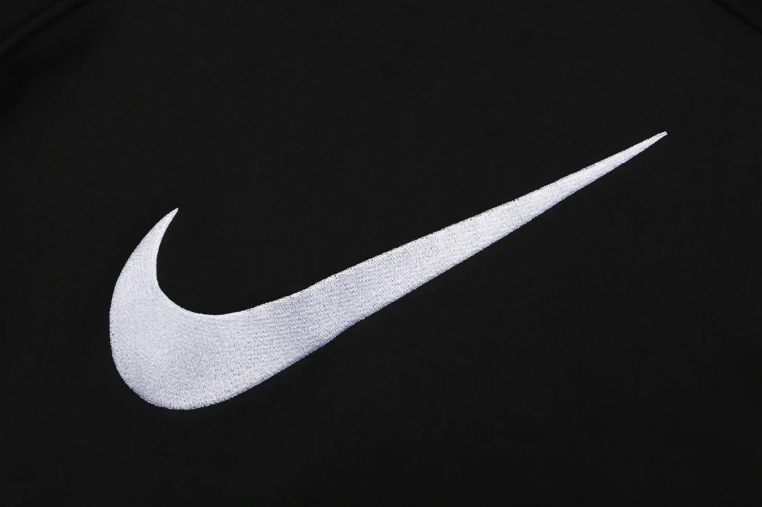 Supreme x Nike Air Max Swoosh Embroidered Zip-Up Hoodie Black Brand