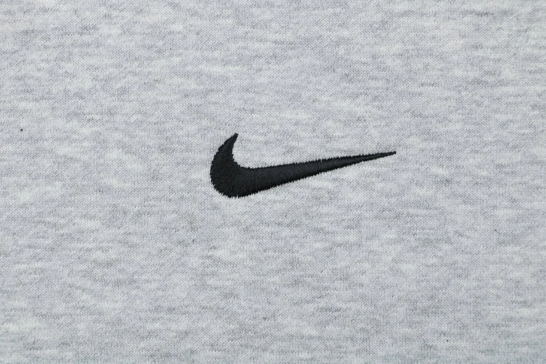 Supreme x Nike Air Max Swoosh Embroidered Zip-Up Hoodie Grey Brand