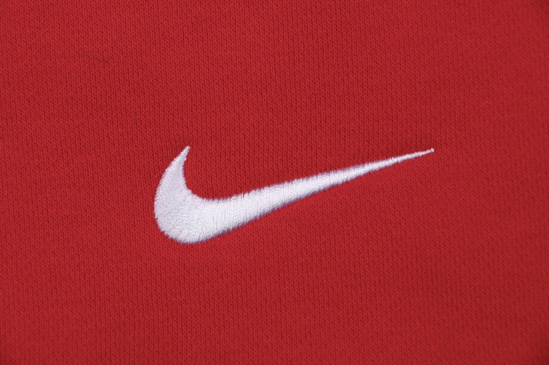 Supreme x Nike Air Max Swoosh Embroidered Zip-Up Hoodie Red Brand