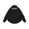 We11done Crayon Logo Print Shirt (Black/White)