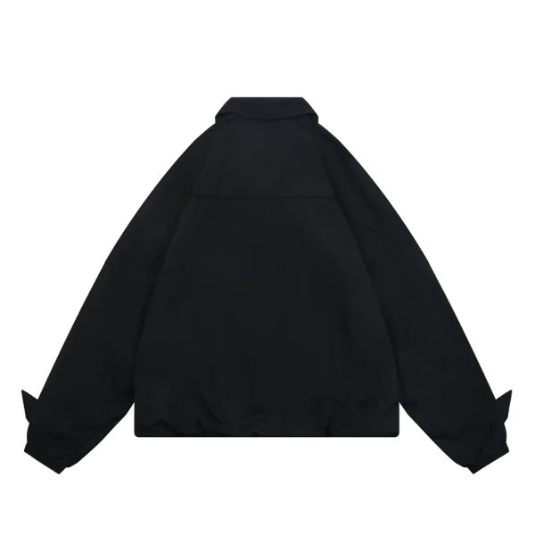 Acne Studios Tonal Logo Zip-Up Jacket Back view
