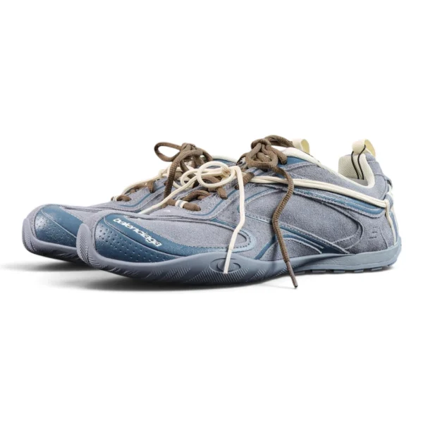 Balenciaga Radar Velvety Sneaker 'Grey/Off White/Brown'