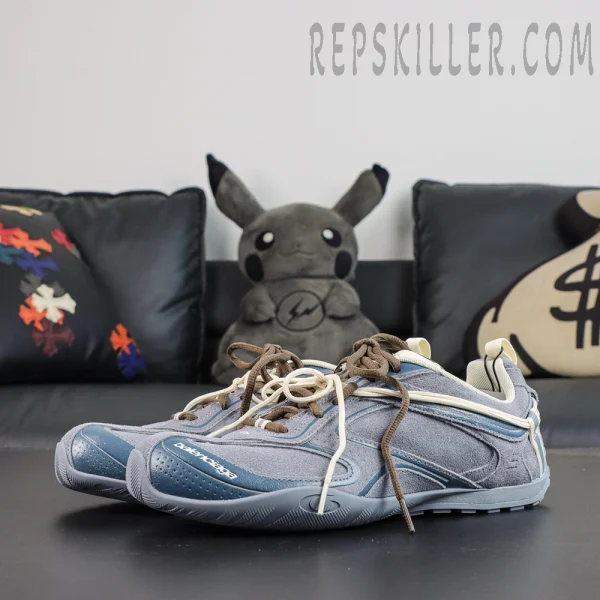 Balenciaga Radar Velvety Sneaker 'Grey/Off White/Brown'