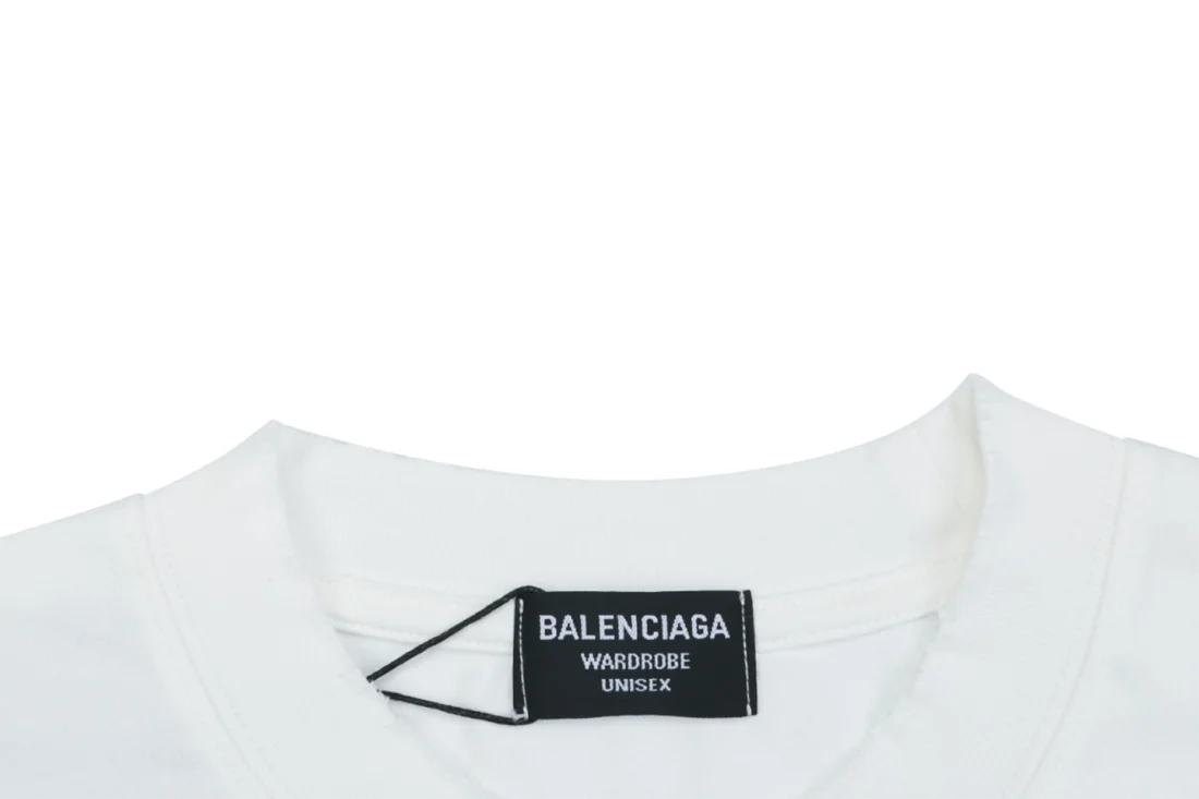 Blcg Smoke Ring Logo Oversized Shirt (White/Navy/Black)