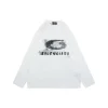 Blcg Smoke Ring Logo Oversized Shirt (White/Navy/Black)