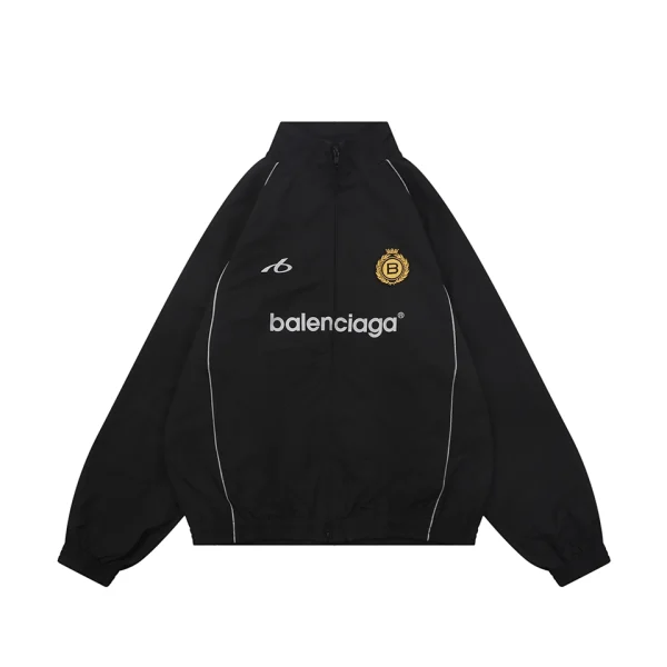 Balenciaga Soccer Crest Number 10 Track Jacket Front view