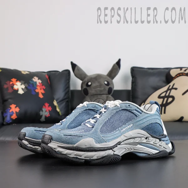 Balenciaga Triple S.2 Denim Sneaker 'Blue'