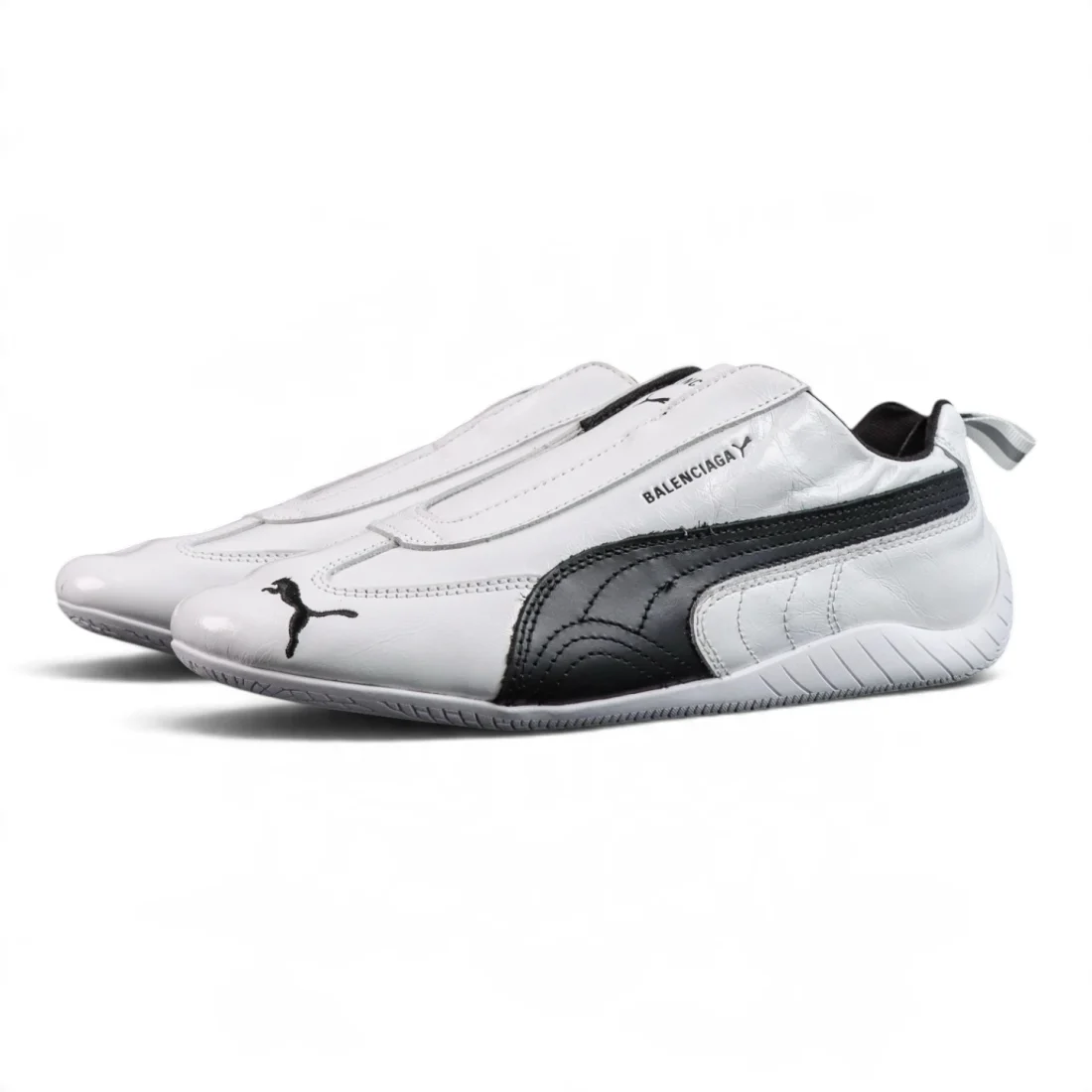 Balenciaga x PUMA Speedcat Leather 'White Black'