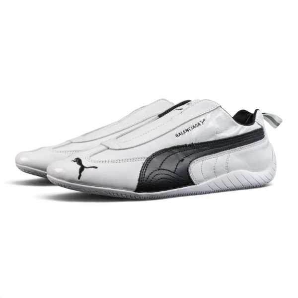 Balenciaga x PUMA Speedcat Leather 'White Black'