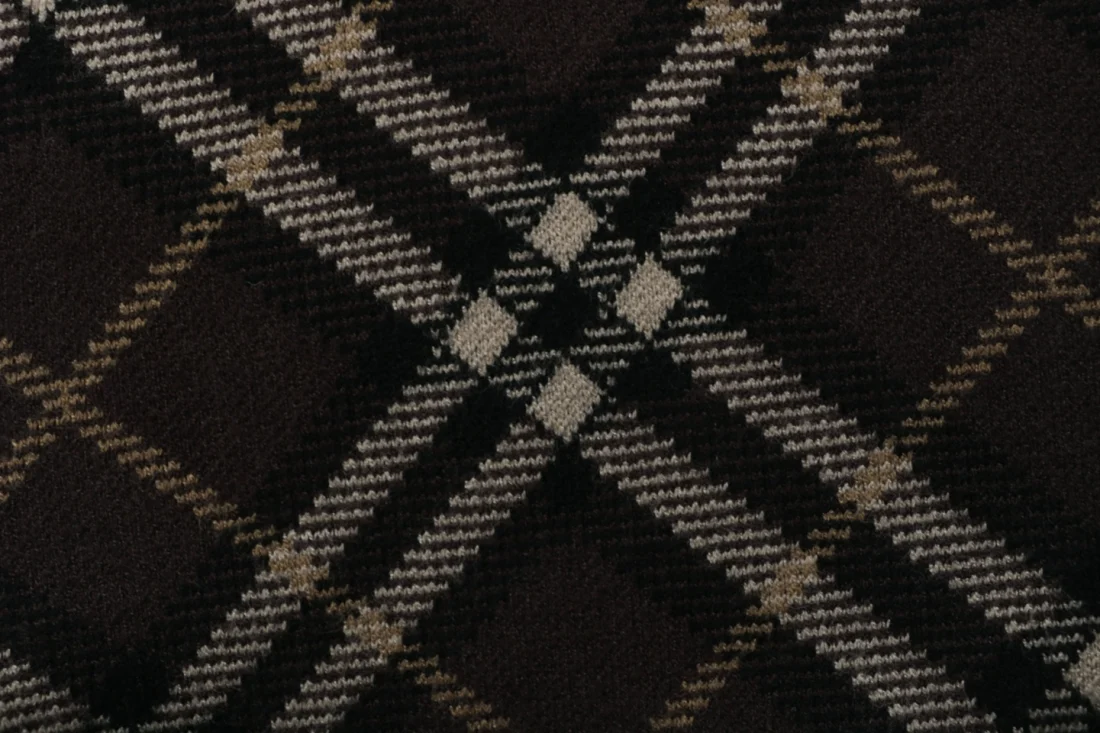 Burberry Check Pattern Crewneck Sweater