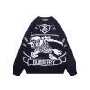 Burberry Equestrian Knight Laurel Graphic Crewneck Sweater