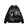 Burberry Equestrian Knight Line Art Crewneck Sweater