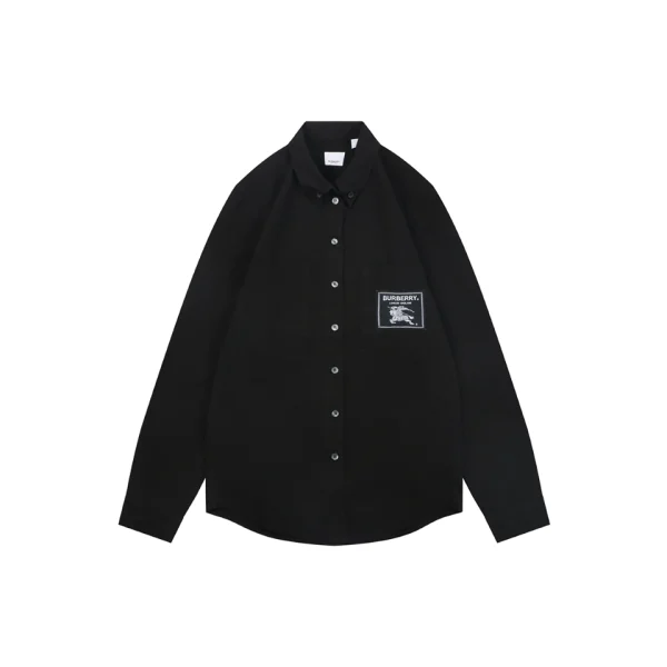 Burberry Equestrian Knight Patch Shirt Front view