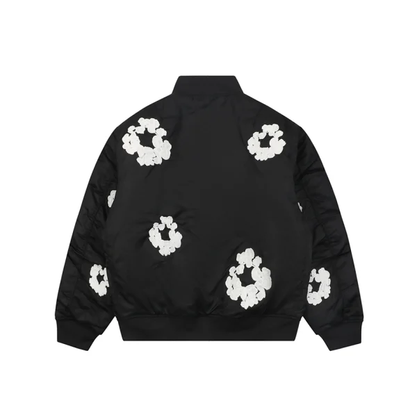 Denim Tears Cotton Wreath Reversible MA-1 Bomber Jacket Front side Back view