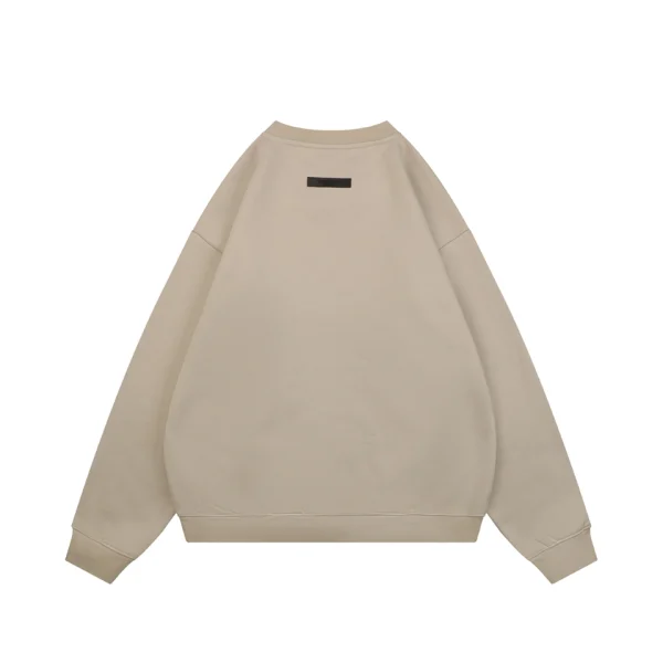 Fear of God Essentials Arch Logo Crewneck Sweatshirt Khaki Back view