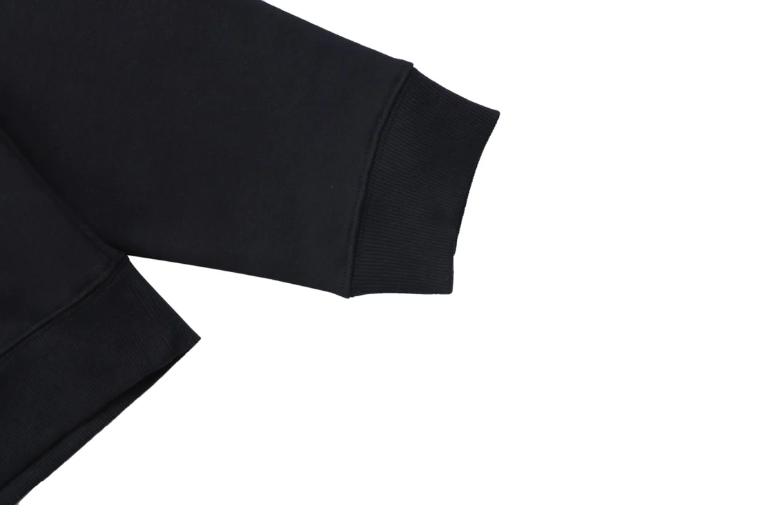 Fendi FF Dog Embroidered Oversized Hoodie Cuff