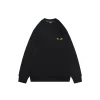 Fendi Monster Eyes Embroidered Crewneck Sweatshirt (Black/White/Brown)